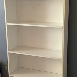 Tall White Bookshelf