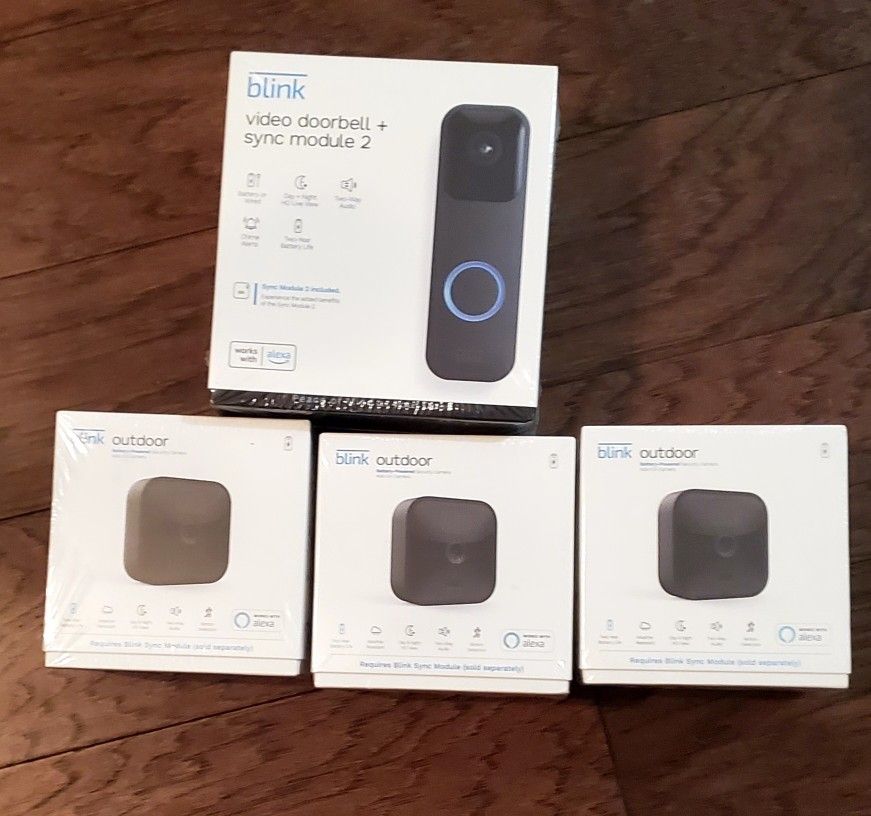 Blink Doorbell And Outdoor Security Cameras
