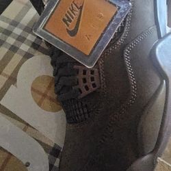 New Original Jordan 4 Amamaniere Dark Mocha 