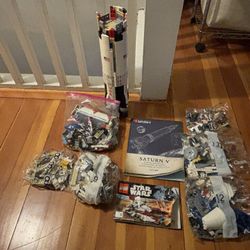 LEGO NASA Apollo Saturn V Rocket 21309 – Retired Set – Bonus LEGO Star Wars Set Included