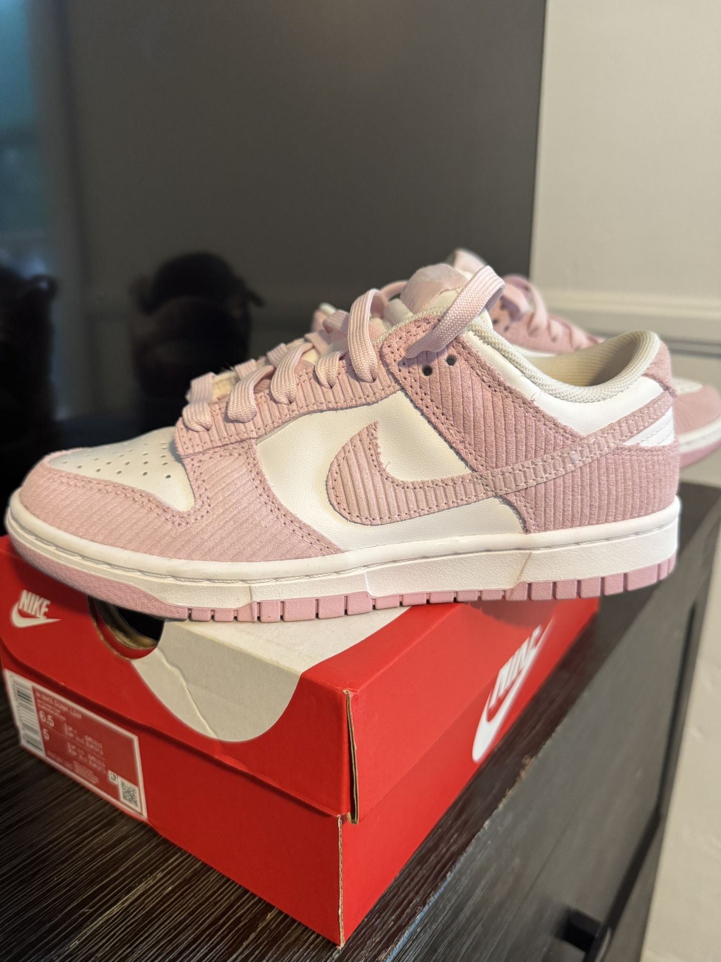Pink & White Nike Dunk Low