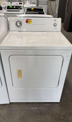 Whirlpool Electric Dryer – White, Top Lint Trap, Simple Dial