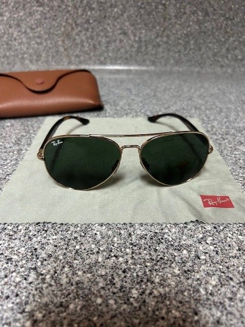 RAY BAN SUNGLASSES RB3675 NEW FLYER PILOT GOLD
