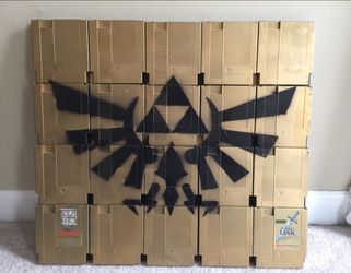 Custom functional art. (Made with Nintendo Cartridges)