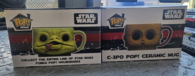 Star Wars C-3PO & Jabba The Hutt Funko Pop Home Ceramic Coffee Mug