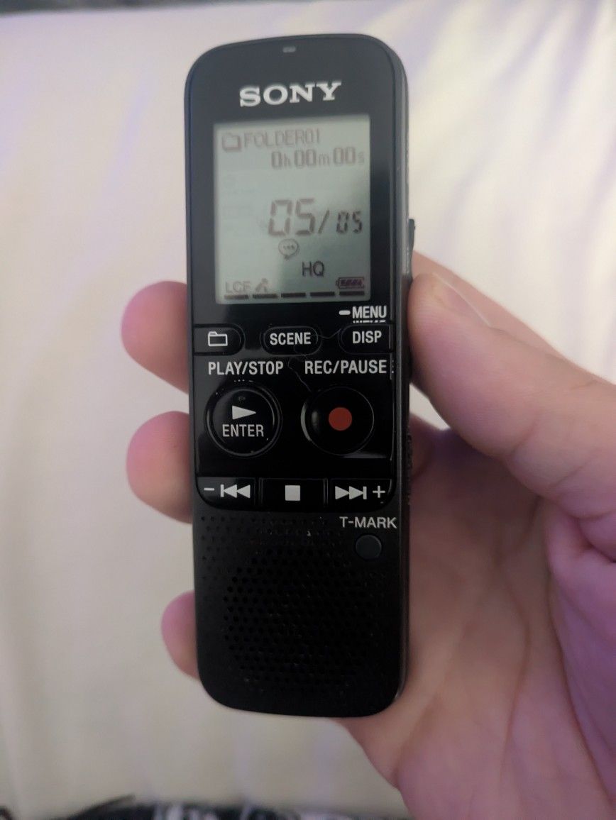Sony ICD Voice / Audio Recorder & 2 SD Cards for memory