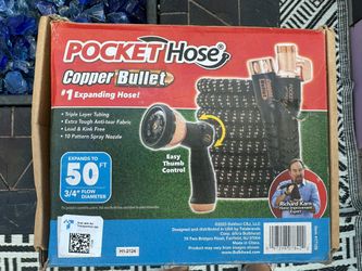 Pocket Hose Copper Bullet – 50 ft, Brand New in Package