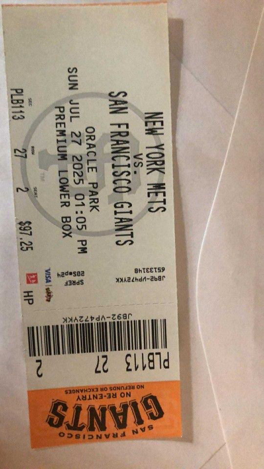 Sf Giants Tickets