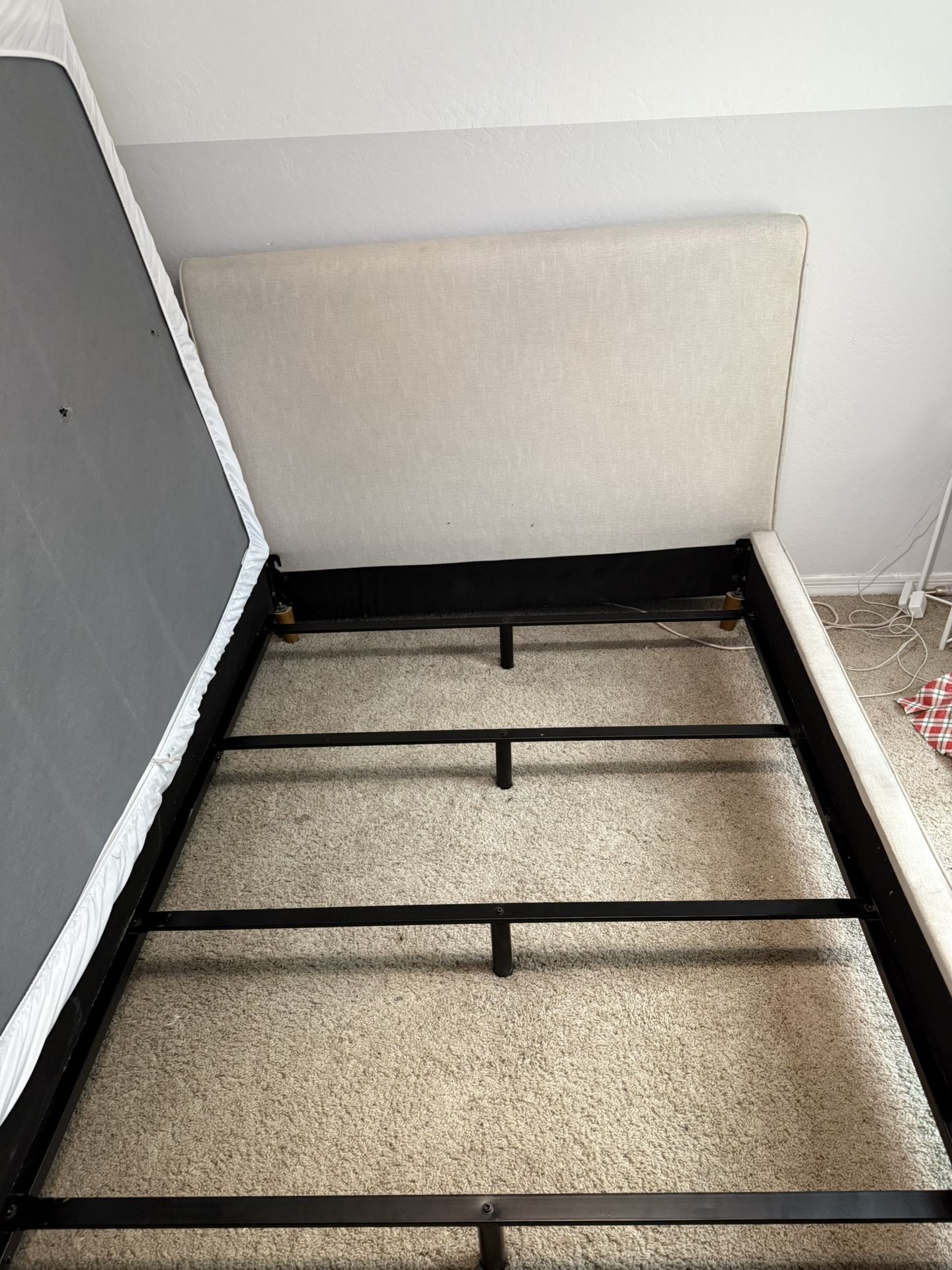 Upholstered Full size bed Frame