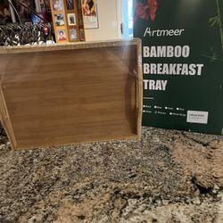 Bamboo breakfast tray 