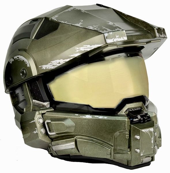 NECA Halo Master Chief Motorcycle Helmet Dot Approved