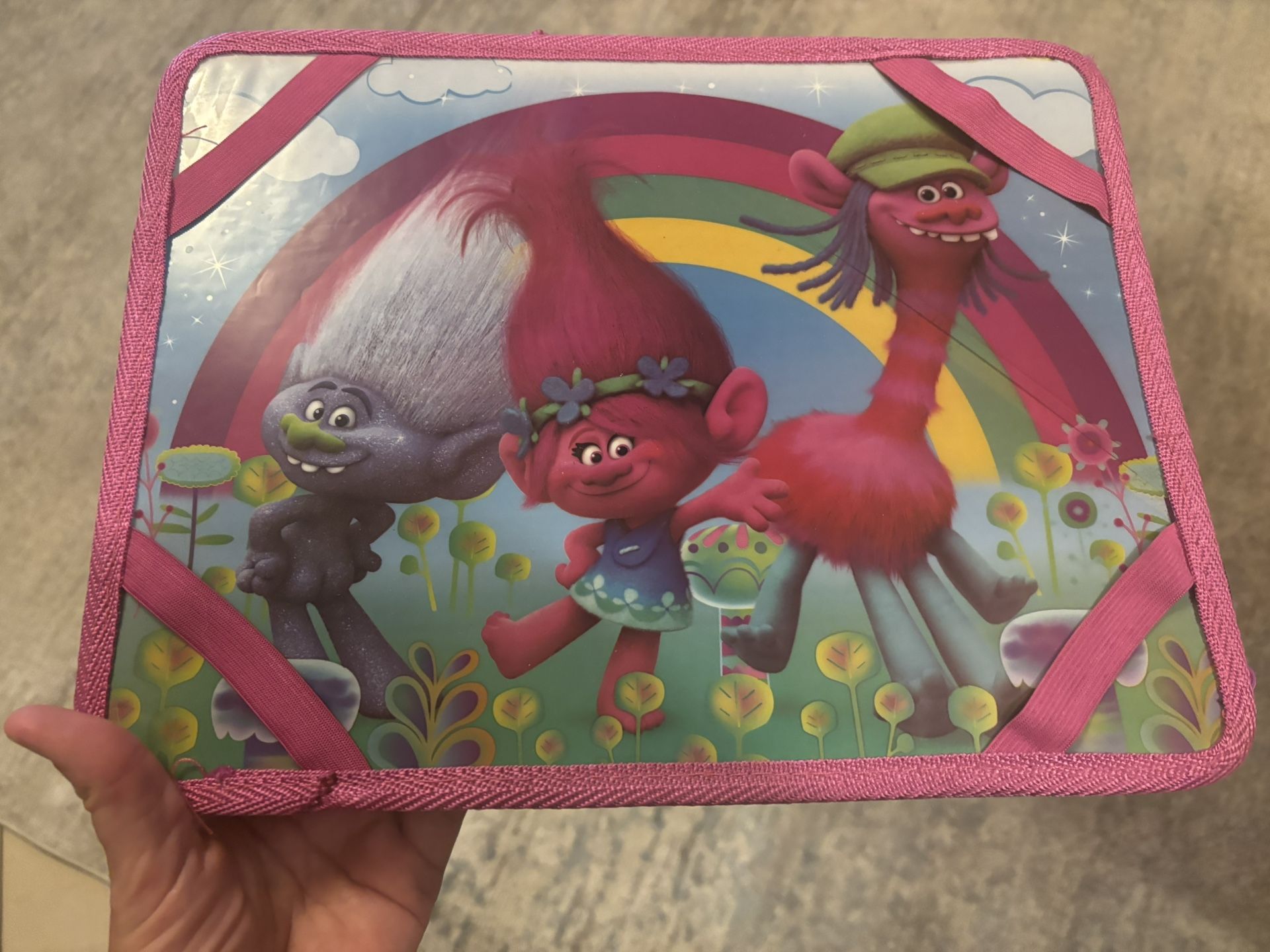 Trolls Coloring Travel Lap Table