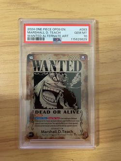 Wanted Teach Psa 10