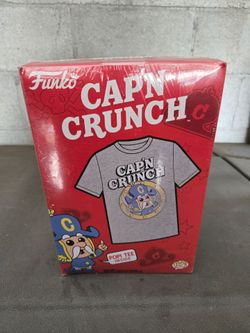 Funko Cap'n Crunch Pop! Tee T-Shirt Box