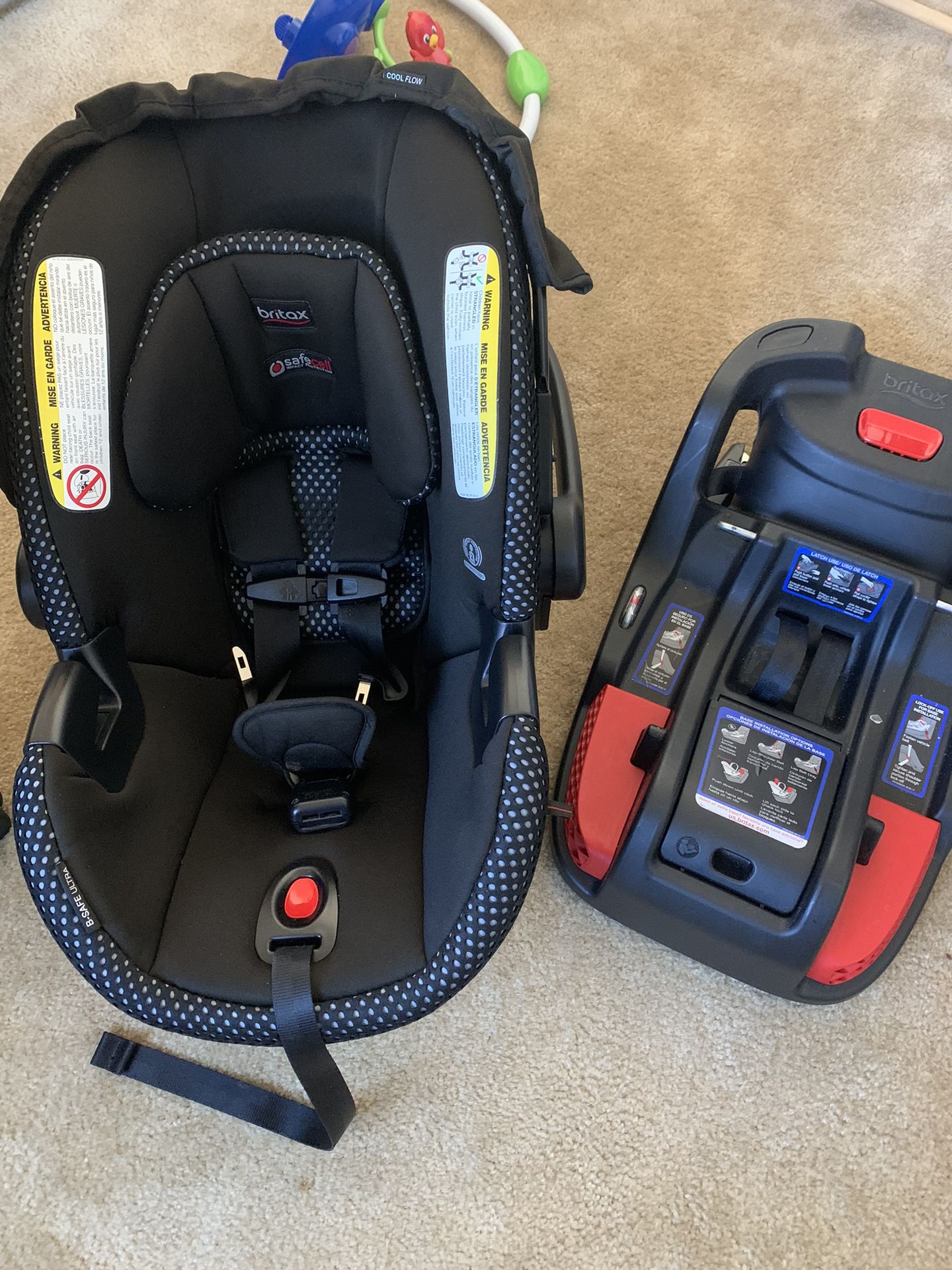 Britax B-Safe Gen2 FlexFit Infant Car Seat, StayClean - Stain, Moisure & Odor Resistant Fabric