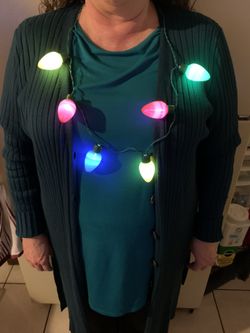 Christmas necklace $2.00 dollars each three different functions
