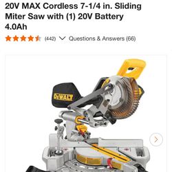 Dewalt Miter Saw Kit