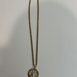 10k Gold Chain and charm 