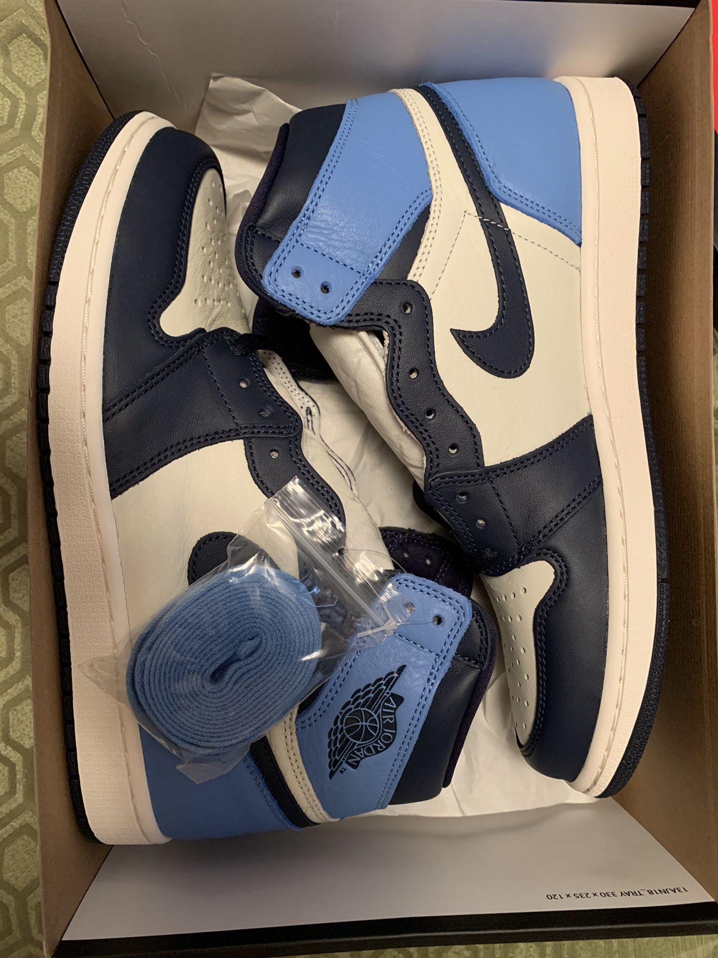 Retro Jordan 1s Obsidian 10.5