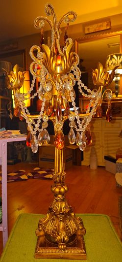 GORGEOUS VINTAGE ORNATE CANDELABRA