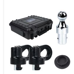 Lrichy 60692 Gooseneck Hitch Ball Kit For Ford/GM Puck Systems