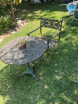 Balcony table and chair
