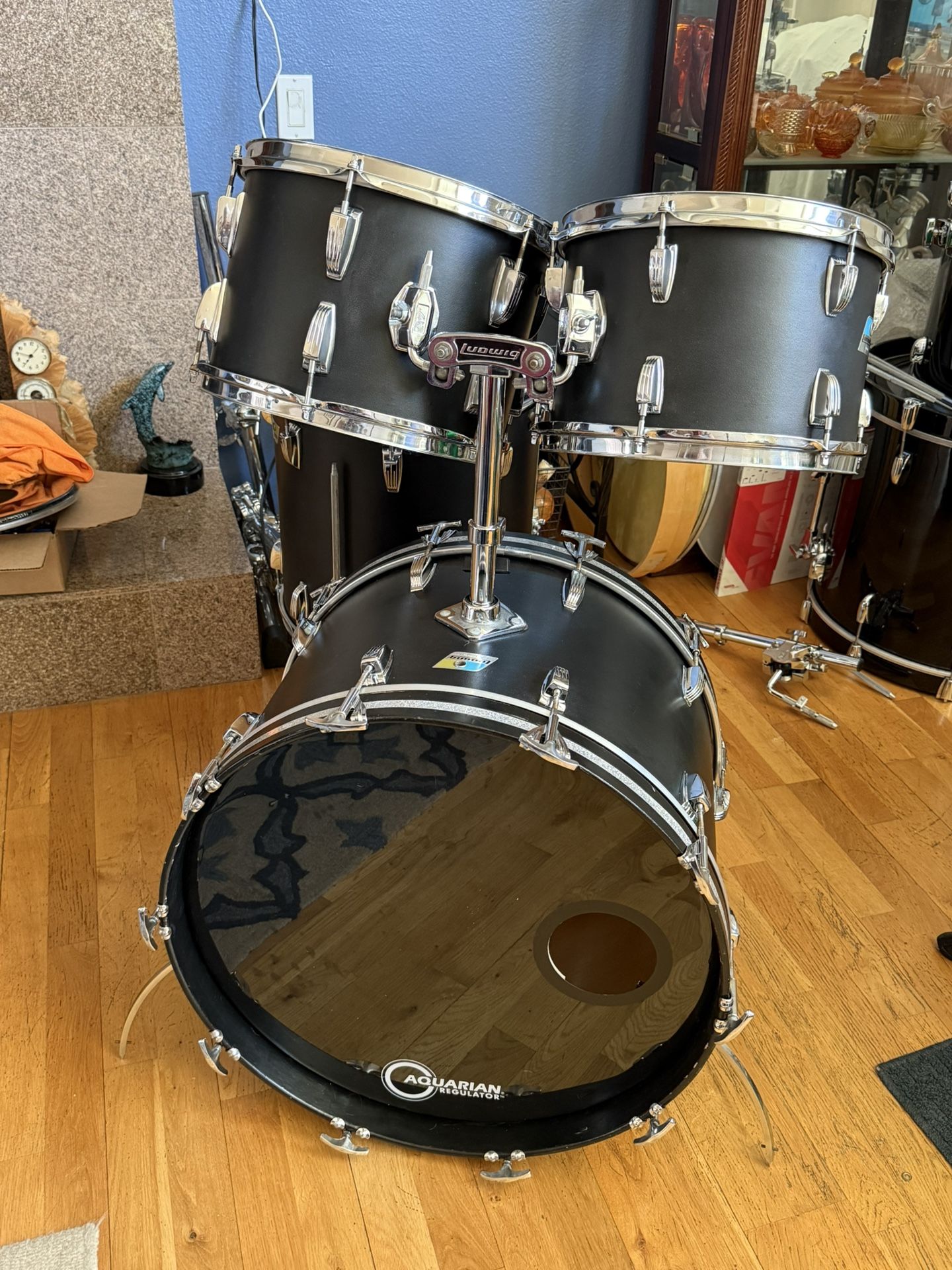 1971 Ludwig Black Panther Drum Kit