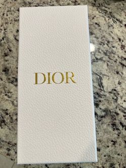 Dior Glass Water Bottle with Sleeve and Star Charm