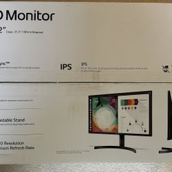 LG 32” QHD Monitor 75hz