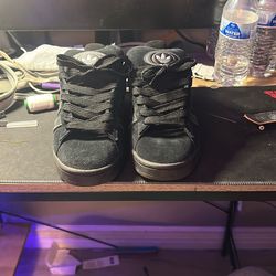 all black adidas campus