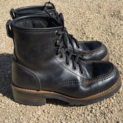 Skechers 7092 Work Boots Black 9 Mens 