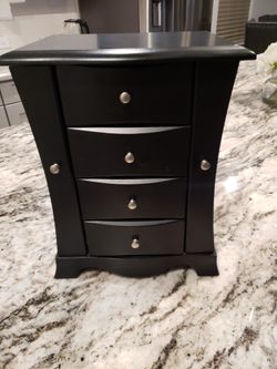 Jewelry Box (Jewelry Armoire) - Black