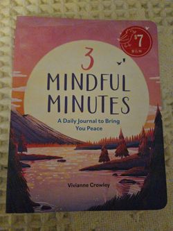 3 Mindful Minutes Mediation Book
