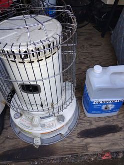 Kerosene heater with 7 gallons of fuel.