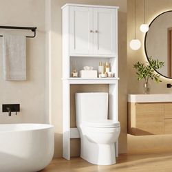Over The Toilet Storage Cabinet Bathroom Shelves Organizer