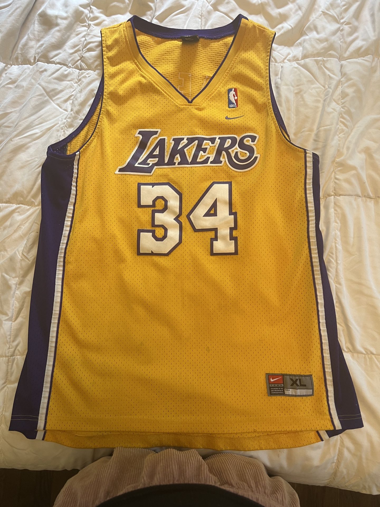 🔥 Nike Team Shaquille O’Neal Lakers Jersey — Size XL, Worn