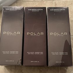 Polar Haircare Instant Dye Shampoo -Dark Brown