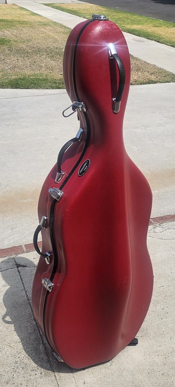 Tonareli USA Red Cello Rollable Hard Case