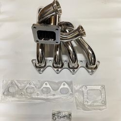 90-93 Acura Integra 99-00 Honda Civic Si l4 B16 B18 DOHC T4 Dual Wastegate Port Turbo Manifold