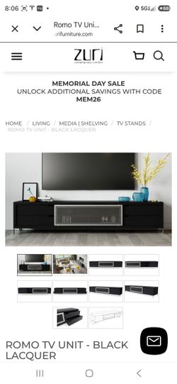 Modern 94" TV Console/stand