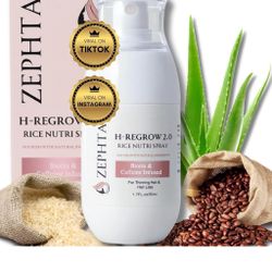 Zephta H-Regrow 2.0 Hair Growth Serum for Women & Men – Biotin & Caffeine Spray for Thicker Hair – 1.7 Fl Oz – Hair Growth Spray for Thinning Hair