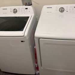 New Samsung Electric Washer and Dryer