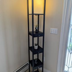 Tower Lamp Shelf: Light & Style! $40