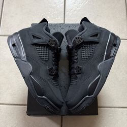 Jordan 4 Retro Black Cat Size 7Y