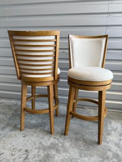 2-Pack MODERN Tarryn Bar Height Swivel Stool