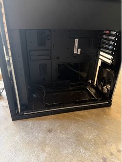 HP Omen pre-built case with glass panel and rear panel