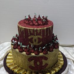 Blinged And Glittery Candy "Cake"