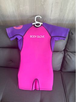 Body Glove Child Girls Size Medium Springsuit Wetsuit Pink/Purple 🌊💖