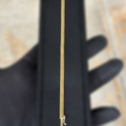 Jewelry 14k yellow gold fancy snake bracelet 7.75" 4.00mm width