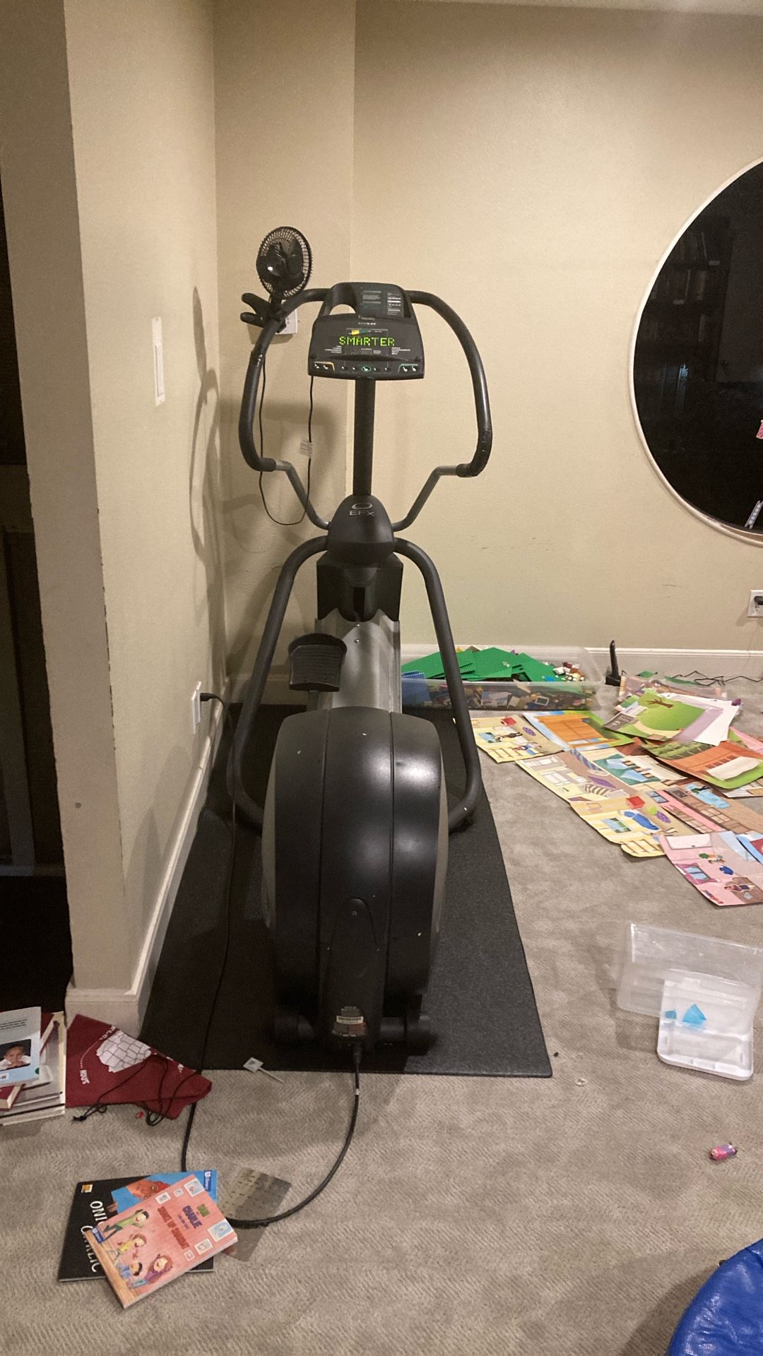 Precor EFX Elliptical With Mat
